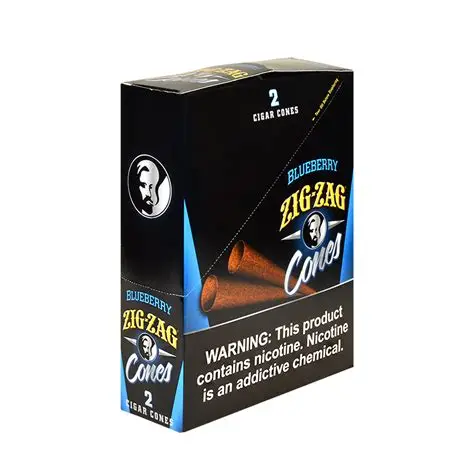Zig Zag cones 2pk - Zig Zag Cones 2pk BLUEBERRY